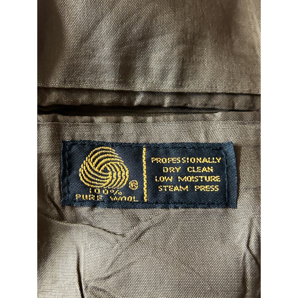 Tailored Classics by Levi Strauss Men's Vintage Double-Breasted Wool Blazer 40L - Picture 3 of 8